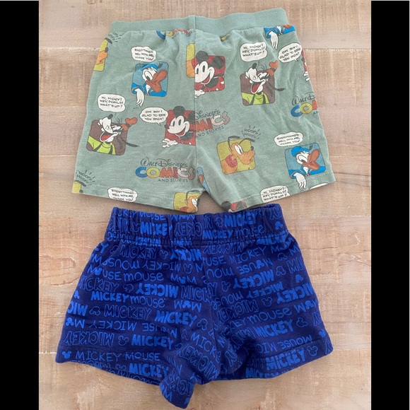 Set of 5 baby boy shorts navy khaki Mickey Mouse Disney baby Zara Calvin Klein - Picture 2 of 15